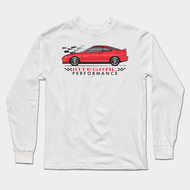 red performance Long Sleeve T-Shirt by JRCustoms44